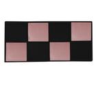 Painel Estofado Bianca 140 cm Para Cama Box Quarto Casal MV Estofados Suede Preto Suede Rose