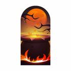 Painel Festa Decorativo Romano Halloween 3D 200Cm X 100Cm