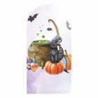 Painel Festa Decorativo Romano Halloween 3D 200X100Cm - Prime Decor Festas