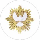 Painel Festa Redondo C/ Elástico 1,50m Eucaristia