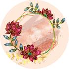 Painel Festa Redondo C/ Elástico 1,50m Flores