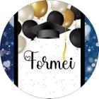 Painel Festa Redondo C/ Elástico 1,50m Formatura