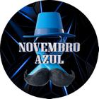 Painel Festa Redondo C/ Elástico 1,50m Novembro Azul