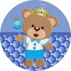 Painel Festa Redondo C/ Elástico 1,50m Ursinho Príncipe