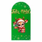 Painel Festa Romano Natal 3D Decorativo Tecido 180 X 90 Cm - Prime Decor Festas