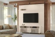 Painel Frizz New Prestige para TV de até 75 polegadas - Calacata/Off White - Madetec