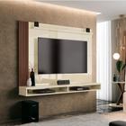 Painel Home Para Tv Até 47 Polegadas Dijon Off White e Nature 140cm