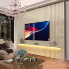 Painel Home Ripado TV Até 85 Polegadas Com LED Off White Notório Shop JM