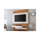 Painel Home Suspenso para TV TB120 Off White/Freijó - Dalla Costa