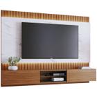 Painel Home Suspenso TV 75 Polegadas Buzios Noce Milano Preto Calacatta CLB - Colibri