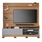 Painel Home Theater Invernia 4 Prateleiras Spot LED c/ Pés 65" Polegadas - Colibri