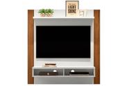 Painel Home Theater Linea Capri p/TV de 42 Cacau/White