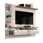 Painel Intense Off White com Acabamento Elegante e Portas Funcionais