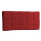 Painel King Ana Luisa 195 CM Vermelho - D A Decor