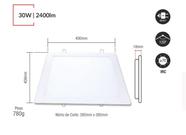 Painel Led Avant Quad Embutir 30W Branco Neutro 4000K Bivolt