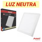 Painel Led Avant Quad Sobrepor 30W Branco Neutro 4000K Biv