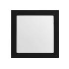 Painel LED de Embutir Jet Black 25W Luz Branco Quente Quadrado Preto Bivolt Save Energy