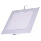 Painel led embutir 12w quadrado bf