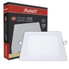 Painel Led Embutir 4000k 18w Quadrado Bivolt Avant