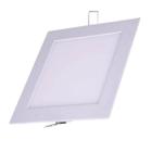 Painel Led Embutir Quadrada 12W 3000K Branco Quente 16,8Cm - kian