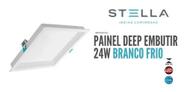 Painel Led Embutir Stella 24w Deep Recuado 5700k Sth8904/57