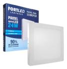 Painel Led Fortled 24W Sobrepor 6500k Quadrado Luz Branca