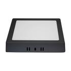 Painel Led Sobrepor 12W 3000K Preto