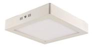 Painel Led Sobrepor Blumenau Branca 12w 4.100k 17x17x3 Cor Branco 110V/220V