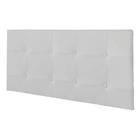 Painel Luna Para Cama Box King 193 cm material sintético Branco - D'Rossi - DROSSI