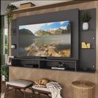 Painel Nairóbi Multimóveis para TV de até 60 Polegadas com Nicho - Preto