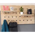 Painel Organizador Pegboard De Madeira - 60cm X 40cm - Martelaria