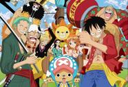 Painel para Festa Infantil One Piece - Decoração para Aniversário 1x0,65cm