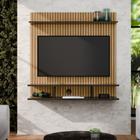 Painel Para Tv 32 Polegadas Com Prateleira Smart Plus Quarto Sala Ripado Onix - Diversas Cores