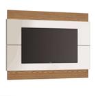 Painel Para TV 60 Polegadas Classic II Off White com Freijó Touch