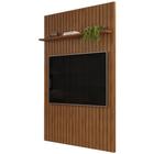 Painel para TV 60 Polegadas Ripado 143x212cm Pratisk D04 Freijó - Mpozenato