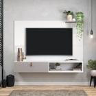 Painel para TV Até 50 Polegadas California 1 Porta Branco - Jcarvalho