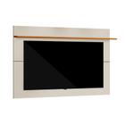 Painel para TV até 55 Polegadas Vênus Off White e Nature - Modern