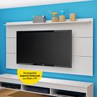 Painel para TV Até 60 Polegadas Slim Branco C/ Suporte para TV - Artely