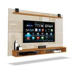 Painel Para TV Até 65 Polegadas Com Prateleira 1,80m Max Cedro/Off White - EDN