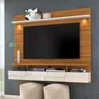 Painel para TV com Prateleiras Douglas 1.8 Naturale Off White - Mais de Casa