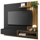 Painel para Tv Home SuspensoTocantins 1.8 Preto Acetinado Noce Milano - Colibri