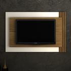 Painel Para TV PL3001 TCM Natural e Off White - Tecnomobili