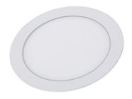 Painel Plafon de Embutir Redondo Branco 22cm Led 18W 3000K Bivolt
