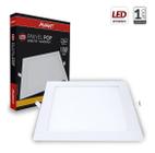 Painel Plafon Led 18w Quadrado Embutir Branco Quente - Avant