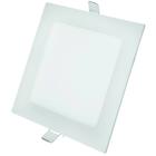 Painel Plafon Led 18W Quadrado Embutir Luminária 22X22 Luz Amarela Teto Forro Pvc Gesso Quarto Sala Cozinha - G-Light