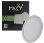 Painel Plafon Led Embutir Redondo 24W Neutro 4000k - Maxxy