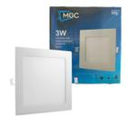 Painel Plafon Led Quadrado Embutir 3w Branco Frio 6500k