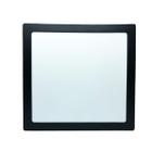 Painel Plafon Preto 25W Embutir Quadrado Branco Frio 6500K