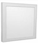 Painel Plafon Sobrepor Quadrado Led 36w Branco Frio 40x40 - super led