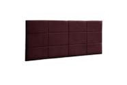 Painel Raissa 120 cm Suede Marsala